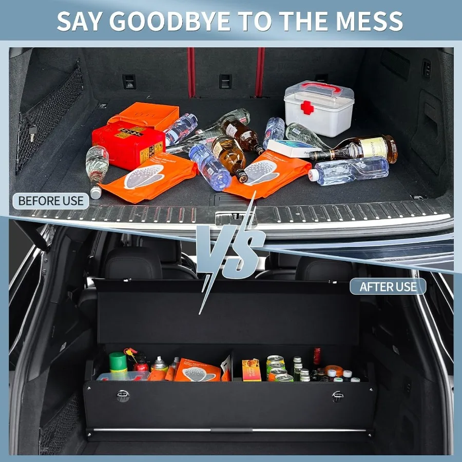 Leather Car Trunk Storage Organizer 5
