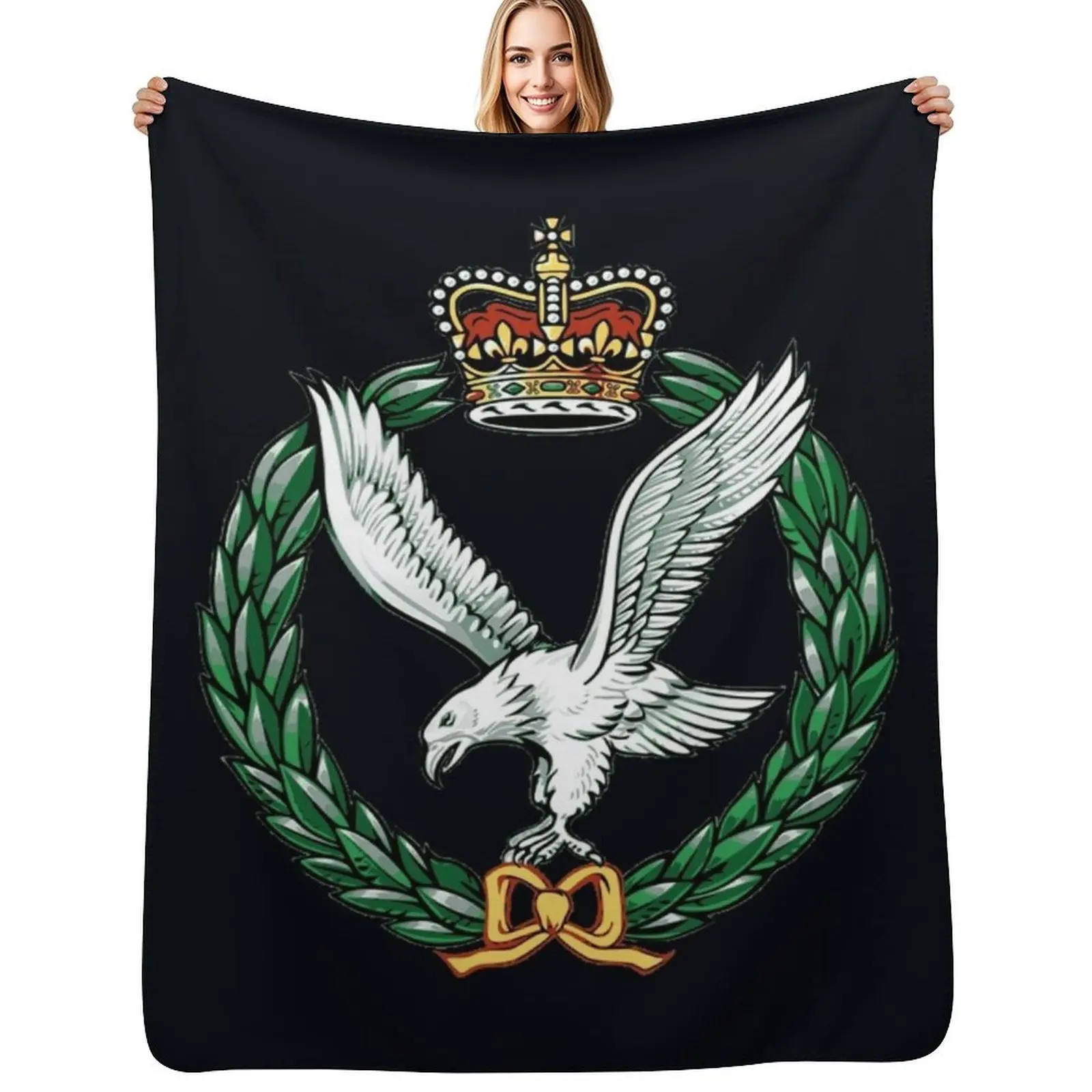 

Army Air Corps (AAC) British Army Throw Blanket Summer Beddings Furry Warm Blankets For Baby Blankets