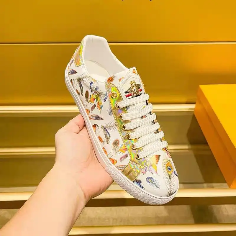 

Handmade cowhide high-quality fashionable casual men's genuine leather casual shoes running shoes and lace-up sports shoes