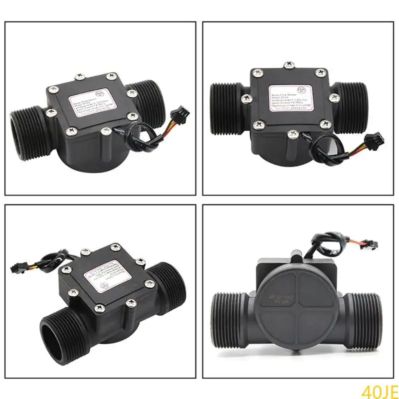 

40JE Fluidmeter Counter 2-120L/min DN32 Water Meter Flowmeter Hall Effect Water External Thread