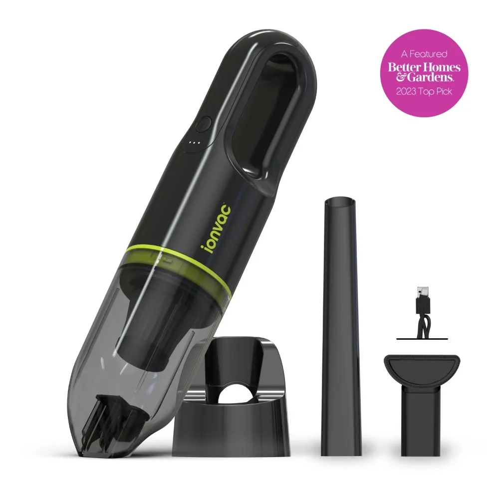

2025 NEW IonVac, Lightweight Handheld Cordless Vacuum Cleaner, USB Charging, Multi-Surface, New