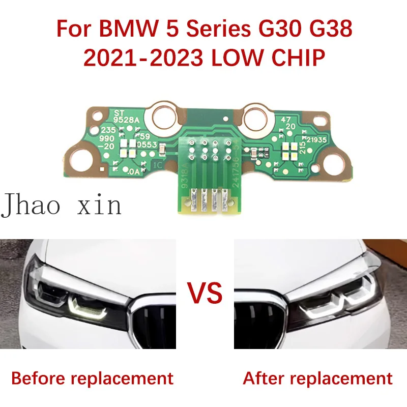 

Модуль платы управления балластом Angel Eye, источник света, белый свет, чип для автомобильных фар, подходит для BMW 5 серии G30 G38 2021-2023 LOW