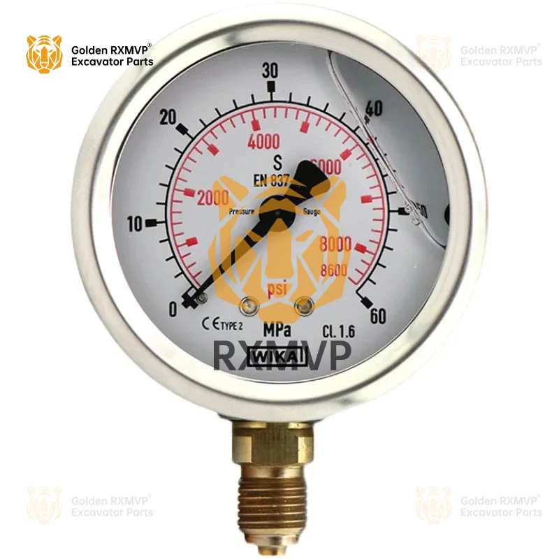 For Wika pressure gauge imported from Germany Wika hydraulic gauge shock resistant stainless steel test pilot  EN837-1