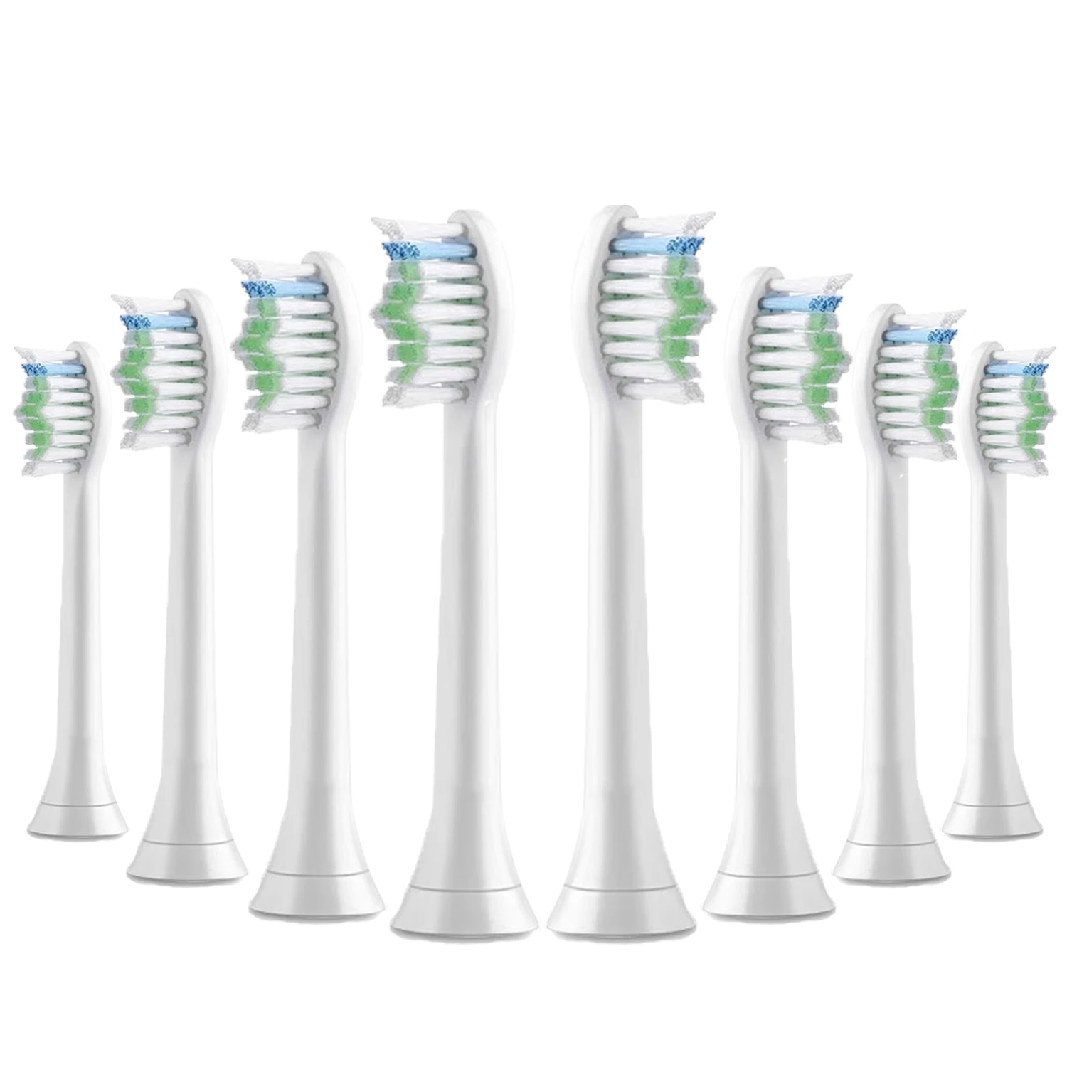 8 Pack Replacement Toothbrush Heads Compatible with Phllips Sonicare DiamondClean replacement toothbrush heads