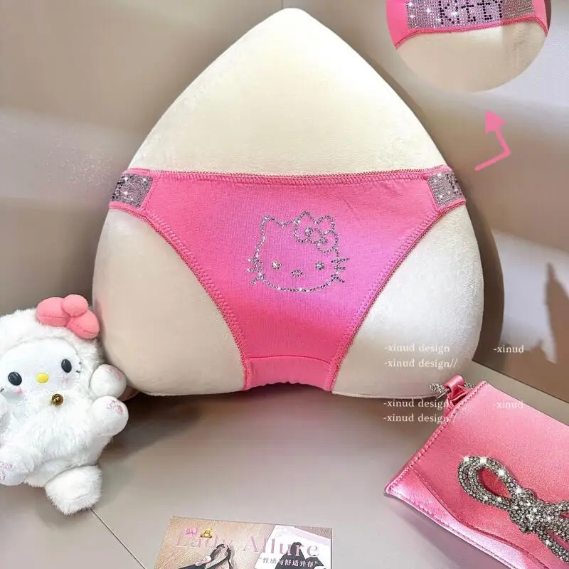 sanrios-hello-kittys-roupa-interior-bonito-dos-desenhos-animados-moda-briefs-novo-estilo-meninas-casa-confortavel-puro-algodao-moda-doce-diamante