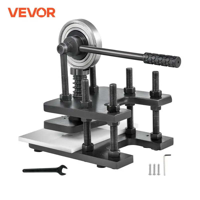 VEVOR آلة قطع الجلود دليل يموت القاطع 180X120 مللي متر مواد عالية الجودة دائم إبرة تحمل النقش آلة