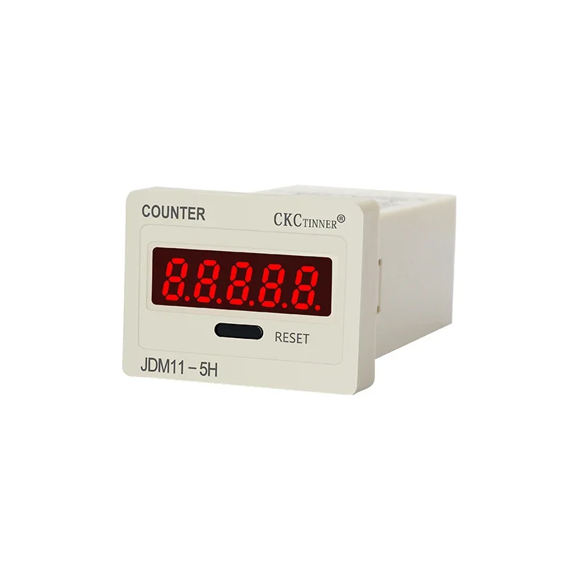 No Voltage Digital Display Electronic Counter JDM11-5H/6H 5/6 Bit Industrial Counter Power Failure Memory 24/36/110/220/380V