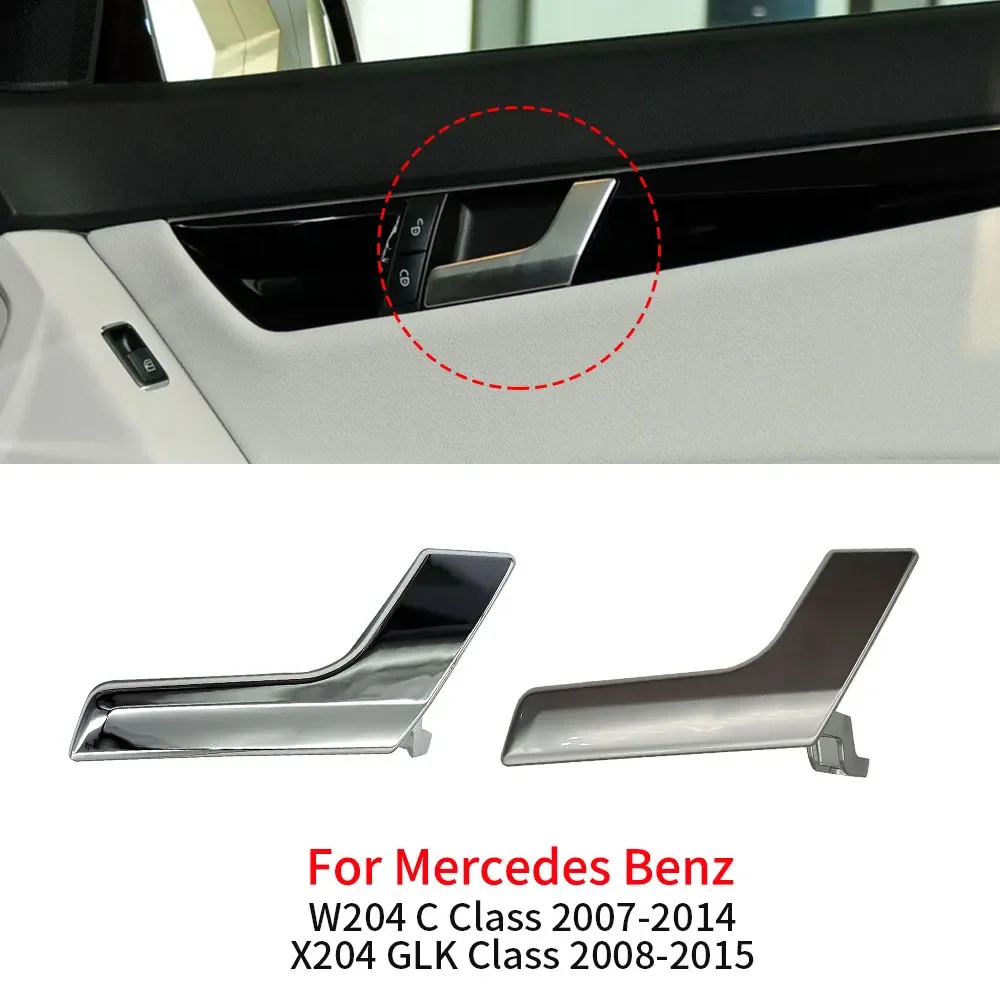 

Car Chromed Inter Opening Door Pull Handle Replacement Accessory For Mercedes Benz W204 X204 C180 C200 C260 GLK300 2008-2014