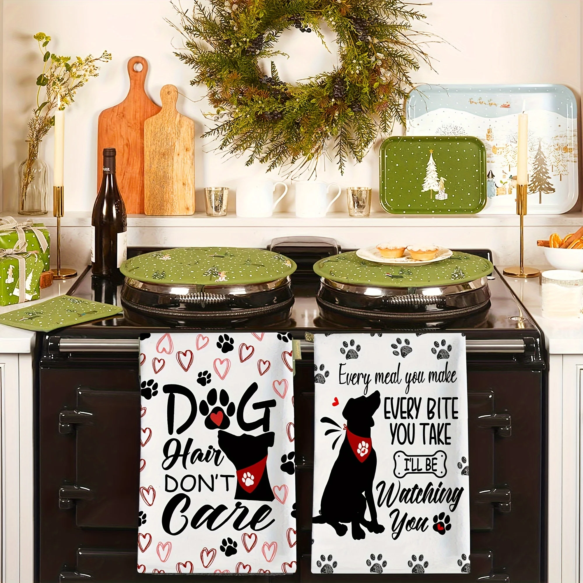 2-Pack Cute Animal Kitchen Tow - Home Textiles Towel Set ulasan dan harga