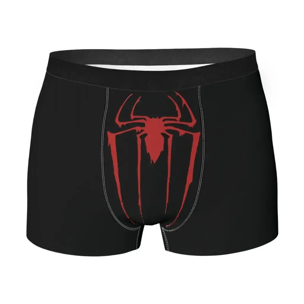 

2025 Summer New Breathable 3d Printed Spider Red Underwear Cotton Underwear Men's Underwear Breathable Shorts Boxer Underwear