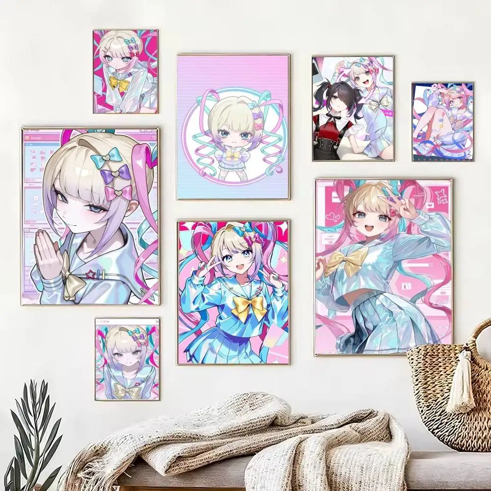 Needy Girl O-Overdose Kangel  Poster Waterproof Wall Art Sticker For Bar Living Room Vintage Decor High Quality Print Gift