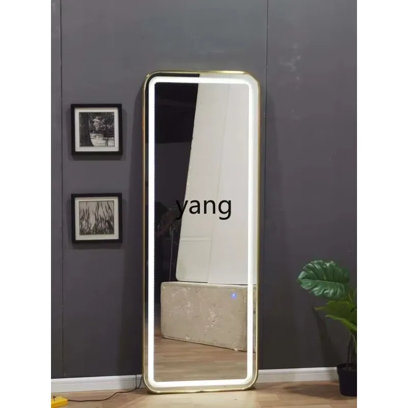 LMMbarber shop mirror table touch mirror hair salon floor-to-ceiling hair cutting mirror for dyeing and ironing 3