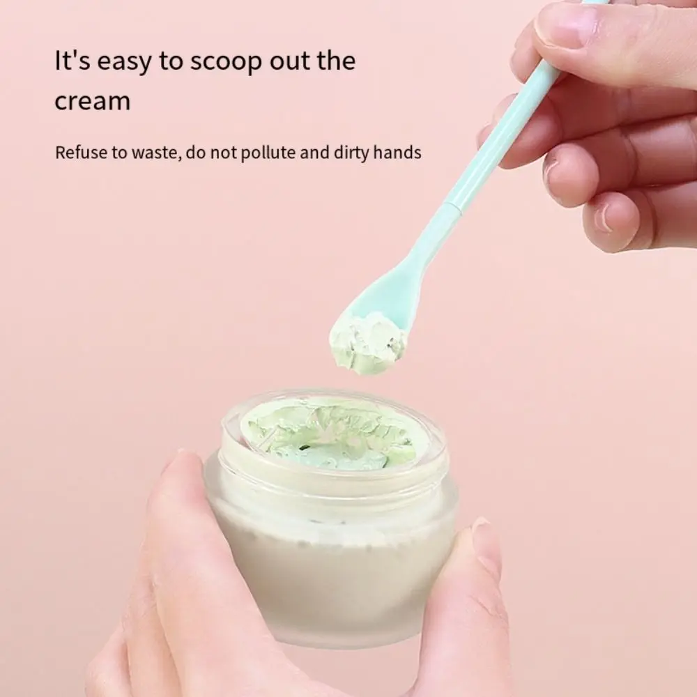 Borstel Laatste Drop Scoop Beauty Tools Olieborstel Make-up Kwasten Cosmetica Lepel Siliconen Telescopische Spatel Diepe Fles Schraper