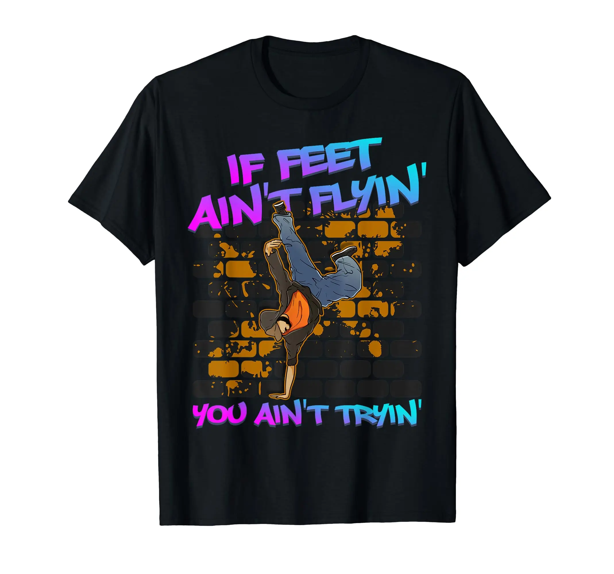 

Breakdancing B-Boy Hip-Hop T-Shirt for Men Short Sleeve Cotton Daily Travel Summer Breathable Round Neck Sports Fashion Tops