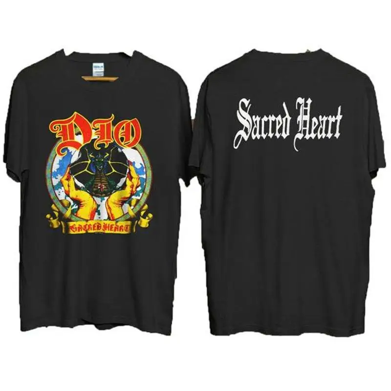 

Vintage Dio T Shirt 1985 Sacred Heart Concert Double Sided