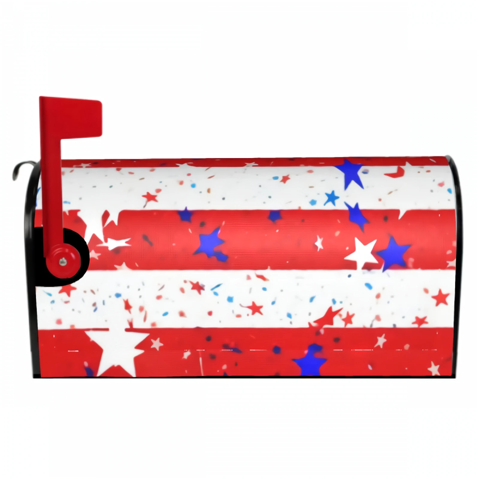 American Flag Mailbox Covers Magnetic 21x18in Stars And Stripes Mailbox Wraps Post Letter Box Covers for Garden Yard Home Decor