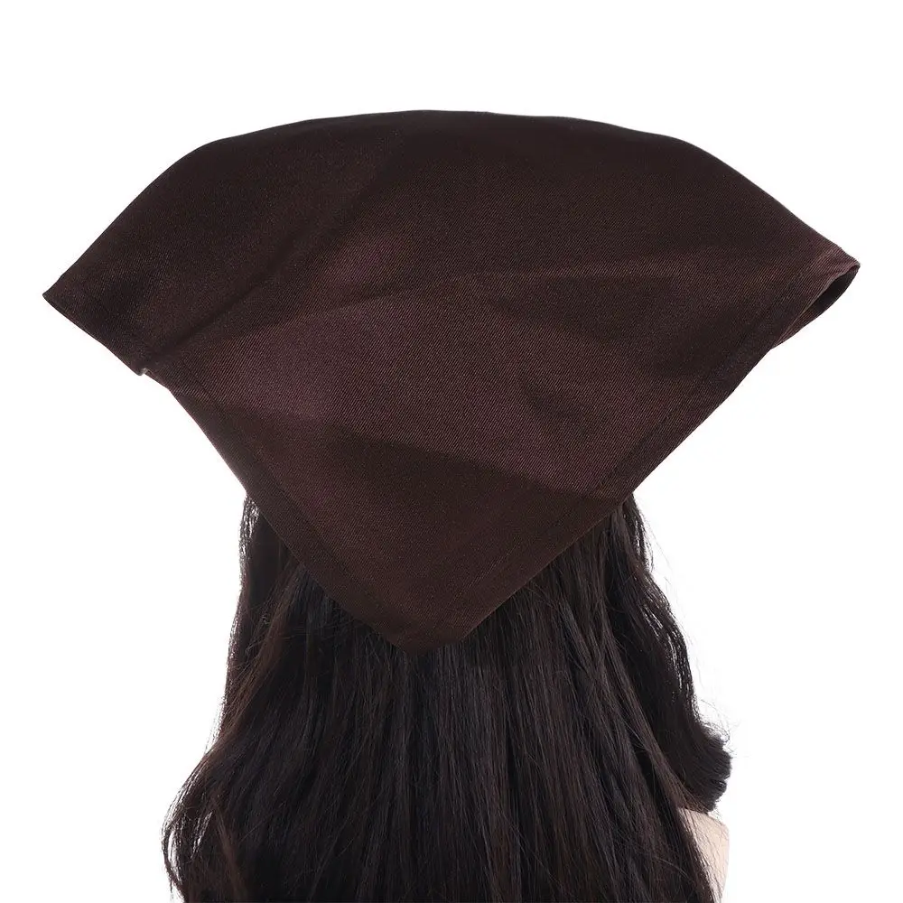 Kitchen Supplies Triangle Kitchen Work Cap Cotton Thread Gluing Work Turban Hat Multiple Colors Japanese Waitress Hat Waiter