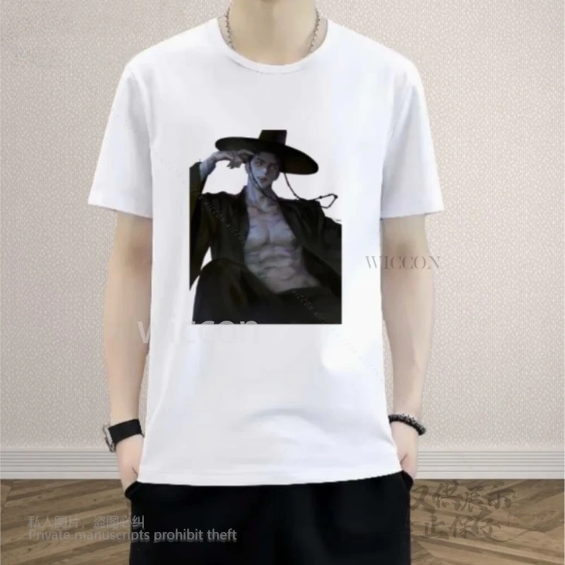Película de Anime KPop Demon Hunters Superstar Boys Jasa Cosplay hombres accesorios hechos a mano verano divertida camiseta estampada trajes de moda