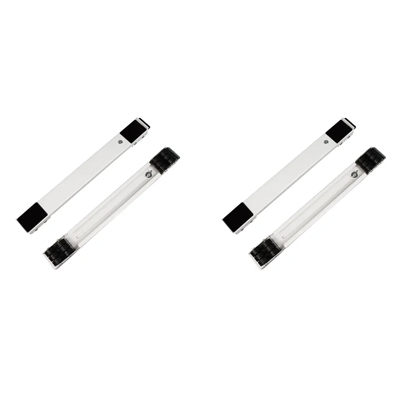 

A98E-2X Washing Machine Base Stand Trolley Feet Movable Adjustable Telescopic Fridge Stand Wheel White