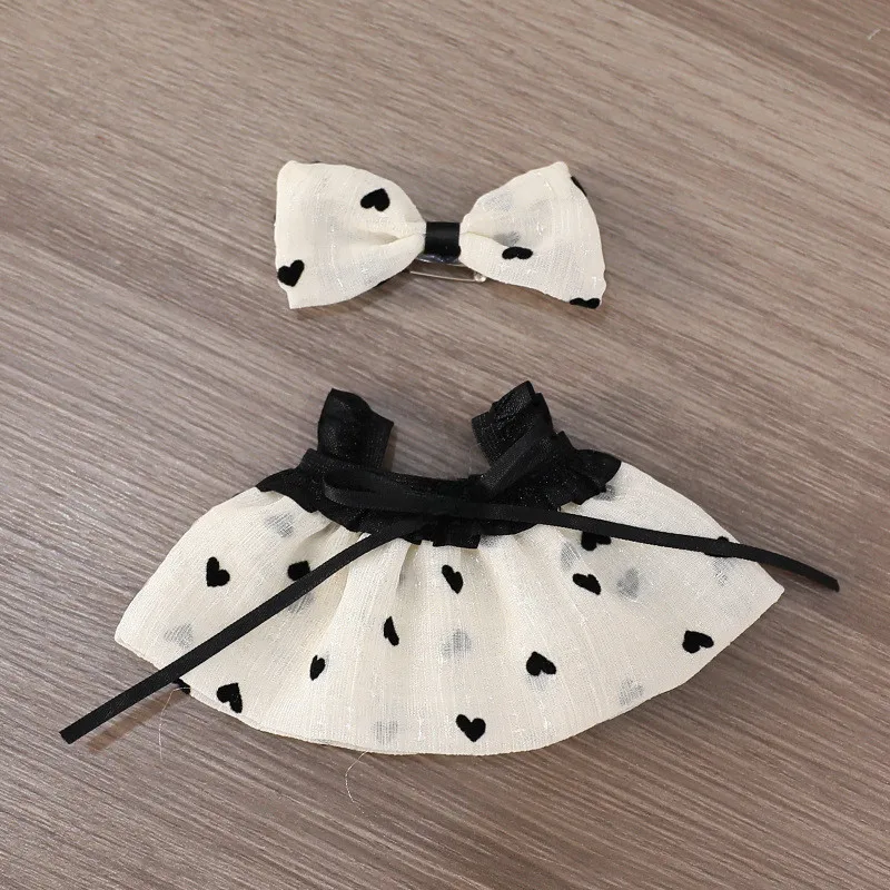 (Solo ropa) vestido de muñeca Labubu/Crybaby Macaron de 17cm para llaveros de muñecas de 17cm, accesorios para muñecas