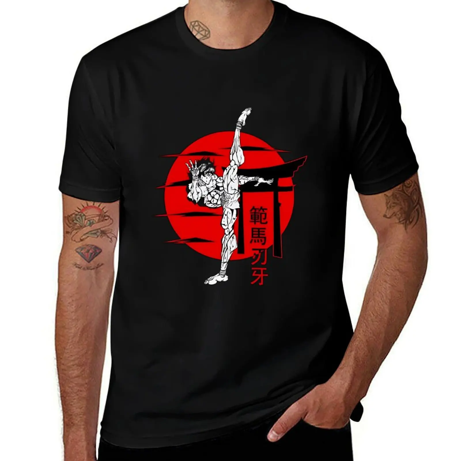 

Baki Hanma T-Shirt t shirt man plain anime tshirt T-Shirt