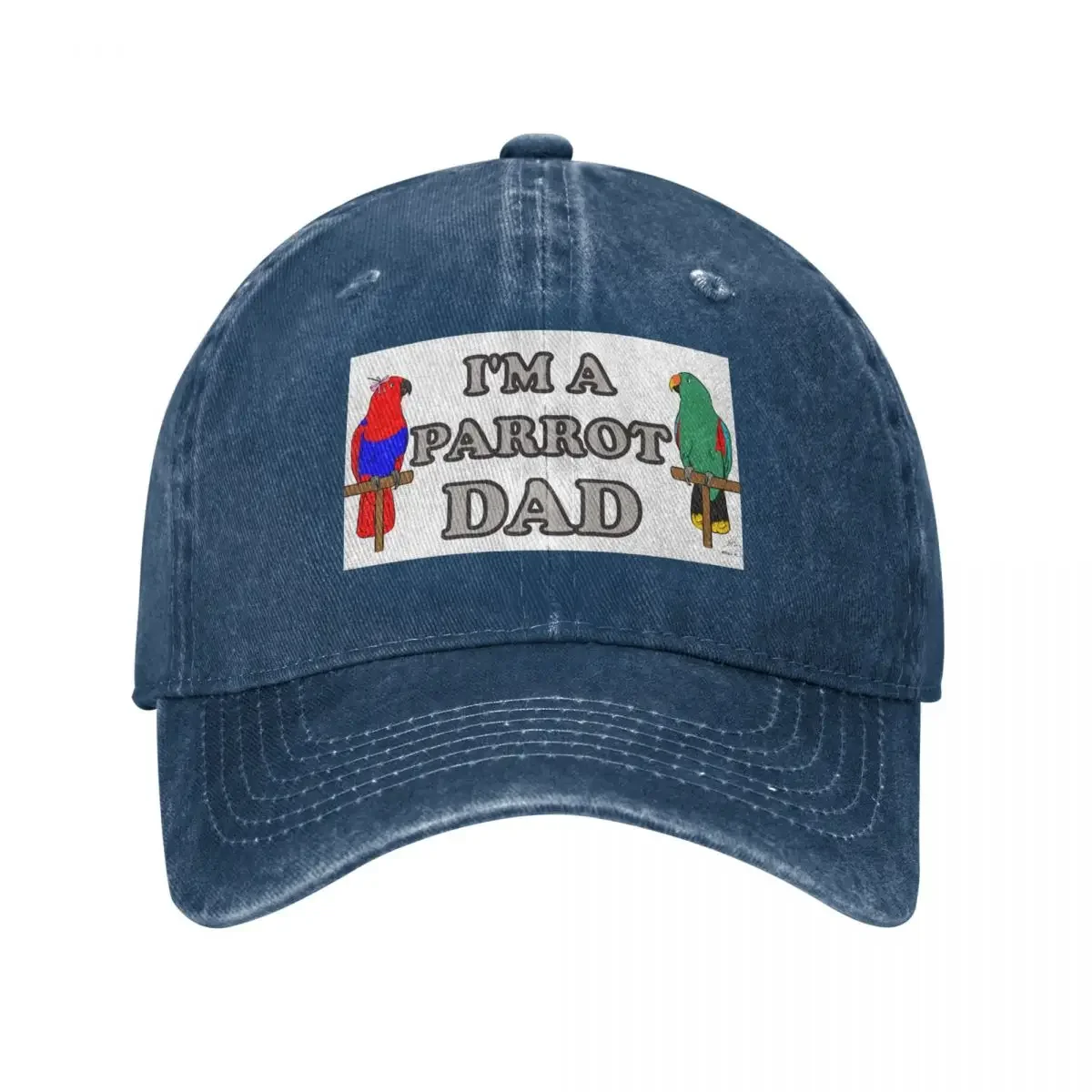 

I"m a Parrot Dad! - Eclectus Male and Female Baseball Cap Ball Cap sun caps New In The Hat Caps For Men Women's