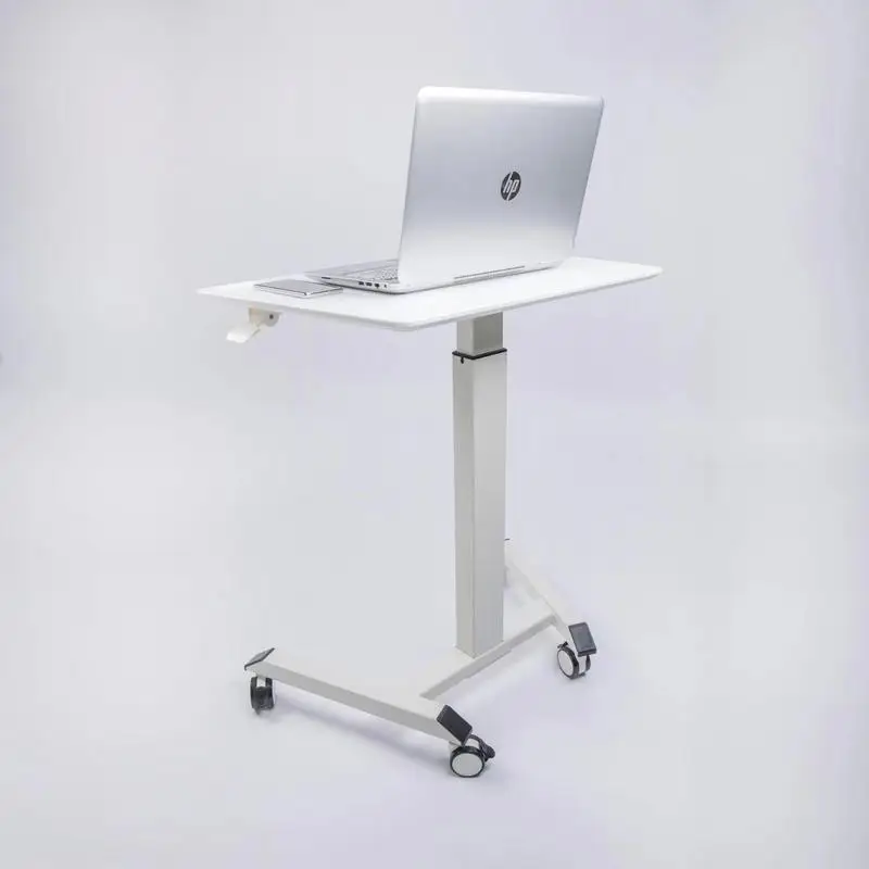 Adjustable Compact Tech Desk for Standing and Sitting - Ergonomic Height Adjustable Workspace with Modern Design and