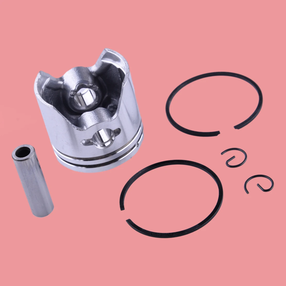 

New Piston Ring Pin Kit Replacement 34mm Silver Fit for Gasoline Chainsaw Spare Parts Stihl BG45 BG46 FS38 FS45 FS55 HS45 HS81