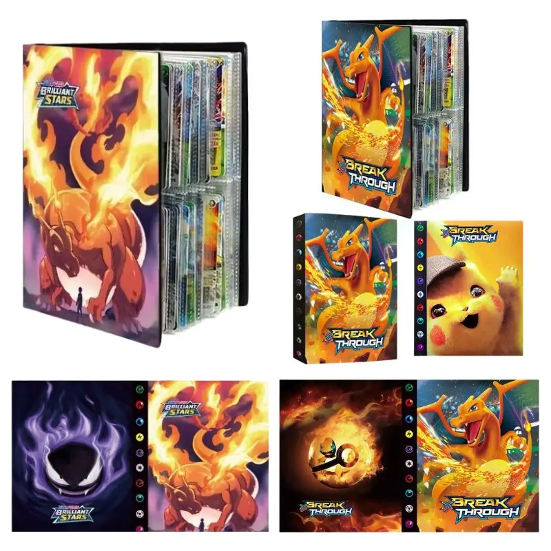 240-teiliges Pokémon-Kartenalbum, Pokémon-Spiel Charizard-Kartenalbum VMAX GX EX Halter, Hobby- & Sammelmappe, Spielzeug-Geschenk