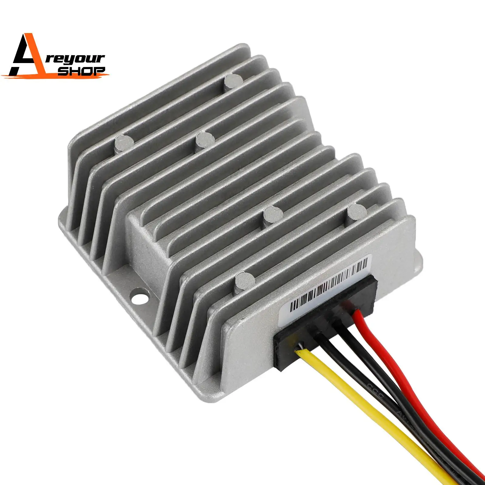 Waterproof DC/DC Converter Regulator 12V/24V Step Up to 48V 2A 96W