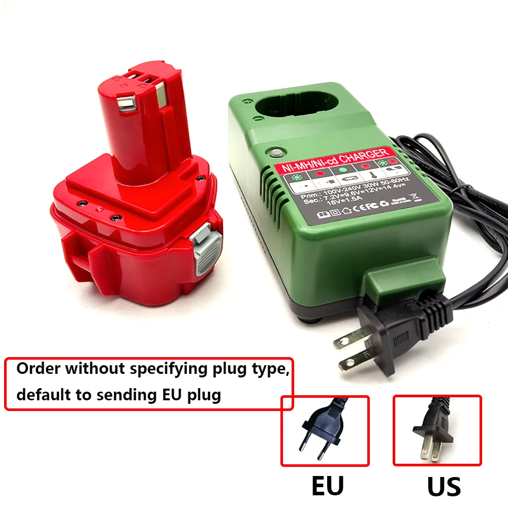 12 فولت 9800 مللي أمبير لماكيتا 12 فولت Batería PA12 1220 1222 1233 1200 1234 1235 1235B 1235F 1235A مفك البطارية #4