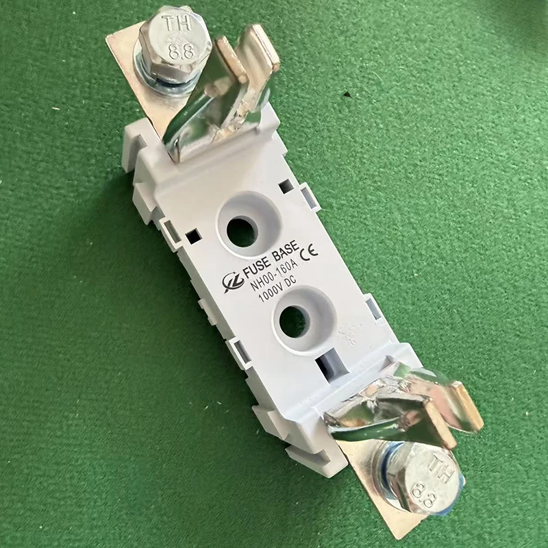 Factory Low Voltage Ceramic NH00 ZHHB-00 fuse base 1000V DC Fuse Holder High Breaking CE CCC Certified 160A Solar Photovoltaic