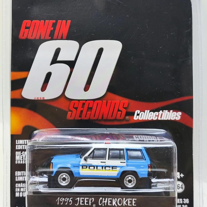 

GreenLight 1:64 1995 Jeep Cherokee полиция литье под давлением модели тележек игрушки