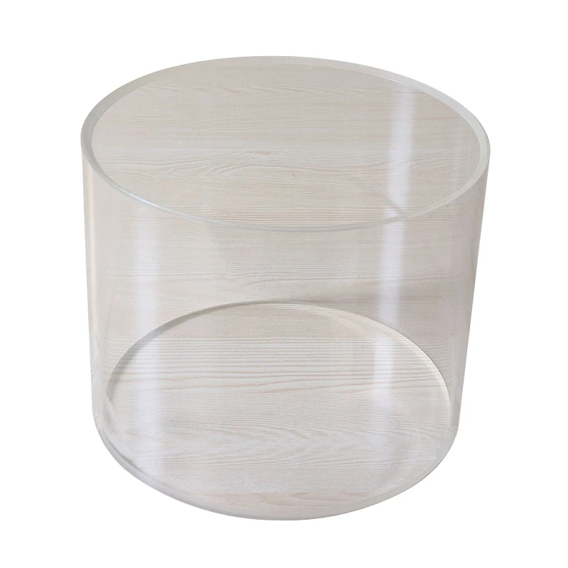 14x6inch 14x7inch Acrylic Drum Body Drum Shell with 45 Degree Bearing Edge 6mm Thickness Transparent Color