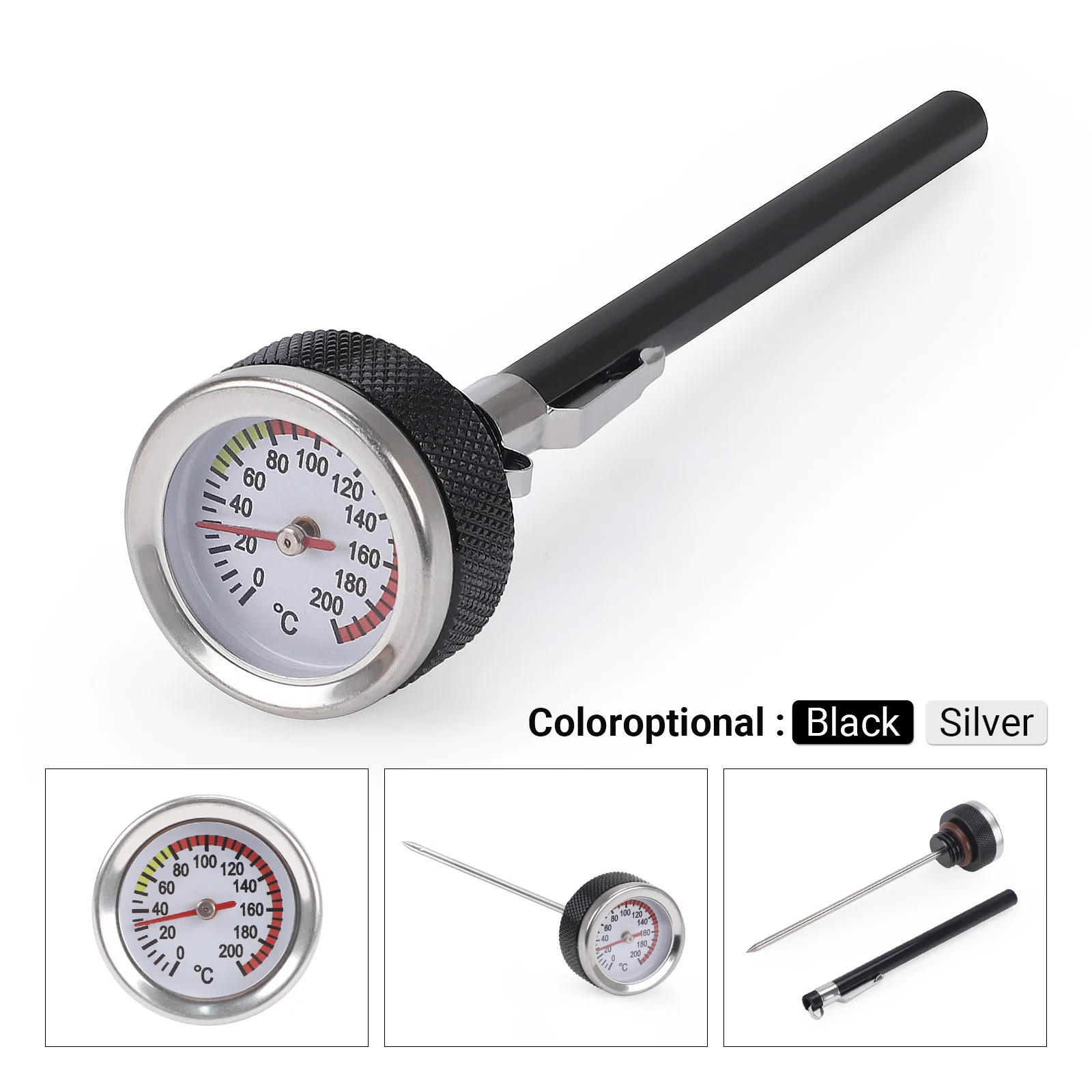 

Новые крышки топливного бака мотоцикла M20 X 2,5 с датчиком температуры масла 35 мм, указателями 0-200, крышка термометра с зондом 117 мм