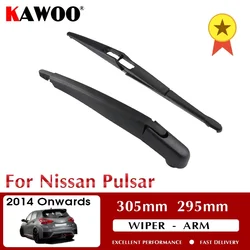 KAWOO Car Rear Wiper Blade Blades Back Window Wipers Arm For Nissan Pulsar Hatchback 2014-2019 305mm Windscreen Wiper