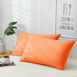 Juste de coussin enveloppe en coton de haute qualité, taie d'oreiller solide pour document, literie, sommeil, 50x50, 70x70