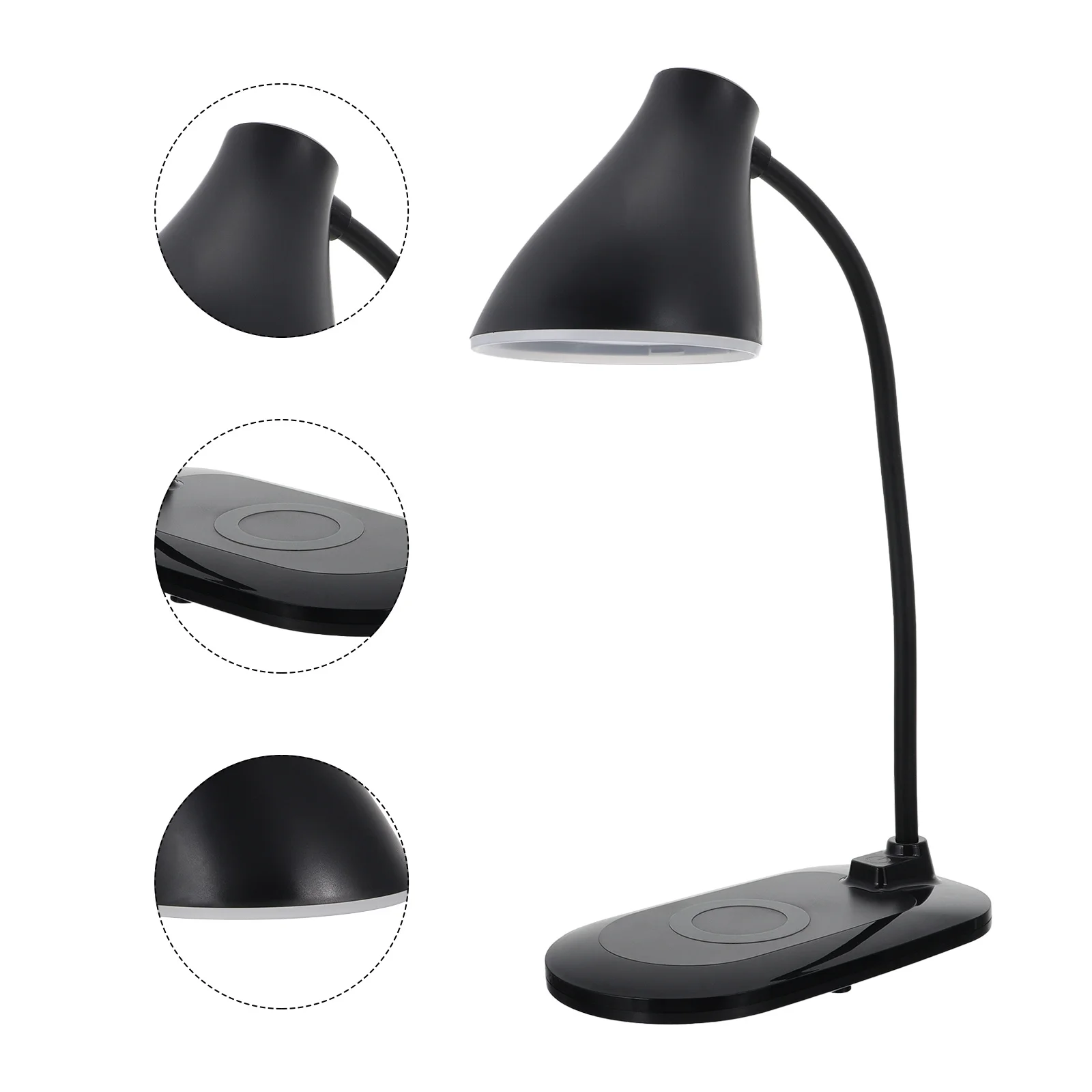 Wireless Charging Desk Lamp Lightweight Bedside Student Reading USB Eye Protection Desktop