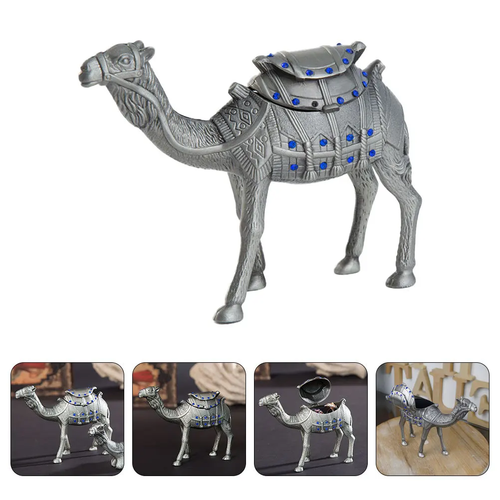 Jewelry Organizer Camel Shape Ring Holder Durable Tin Alloy Jewelry Tray Multi-Function Display for Home Vanity
