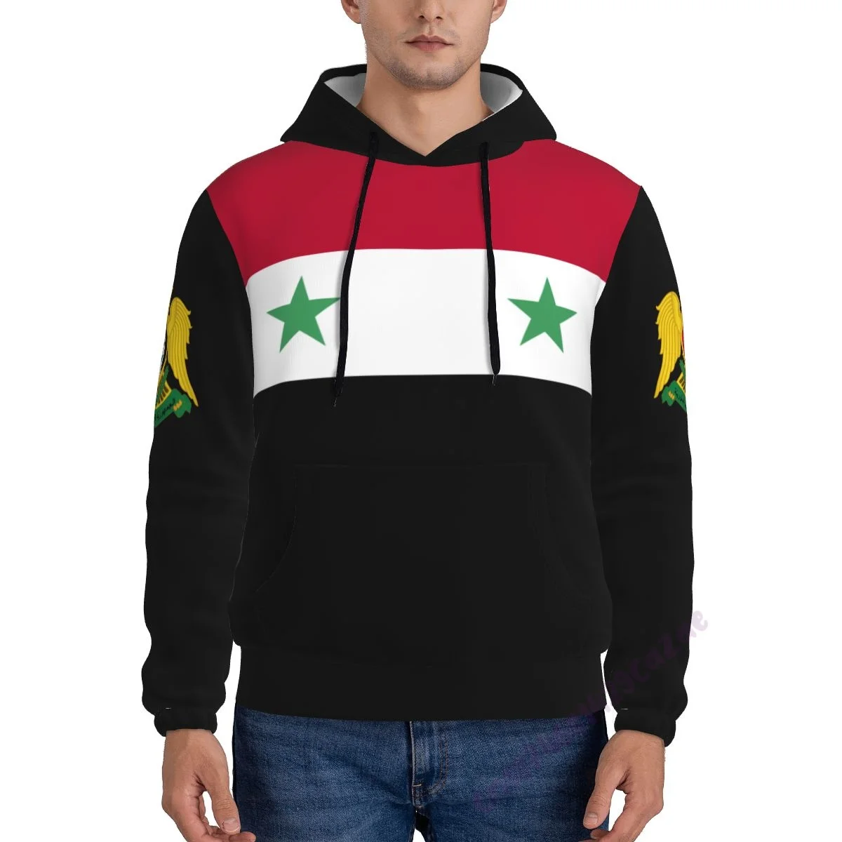 Custom Name Syria 3D Country Flag Print Hoodie Men Sweatshirt Women Hip Hop Streetwear Tracksuit Clothing