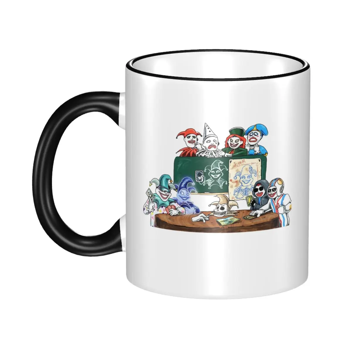 

Balatro Jokers Playing Card Merch Coffee Mug Cute Tea Cups Gift