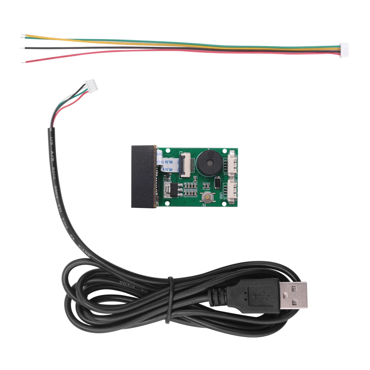 USB UART Barcode Scanner, QR Code Scanner Leitor Módulo, GM67, 1D, 2D