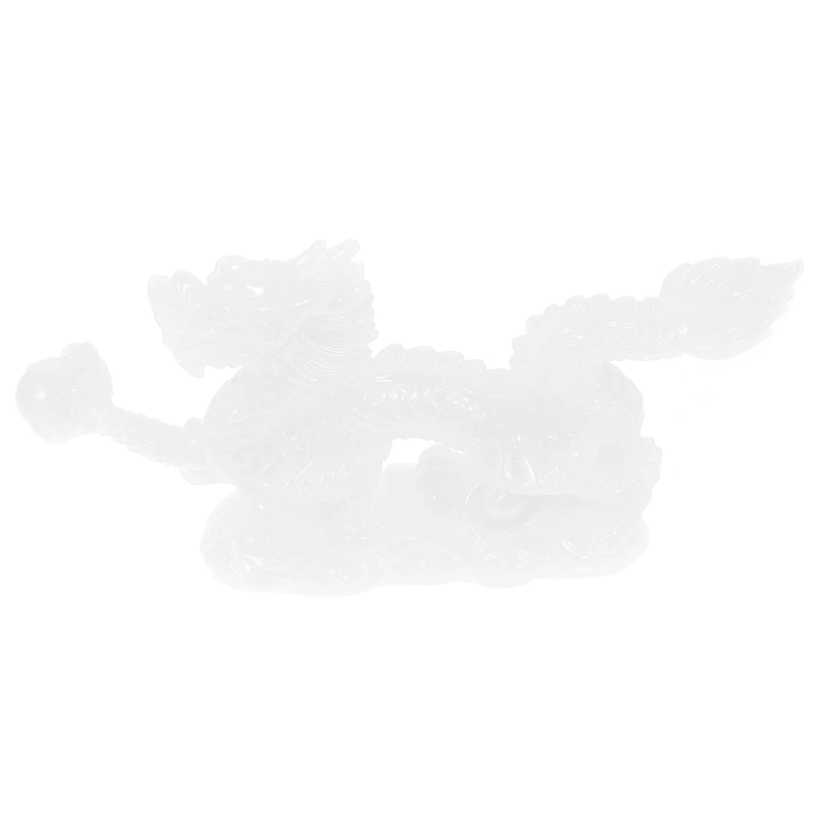 

Auspicious Resin Dragon Statue Desktop Chinese Dragon Sculpture Home Decor Small Elegant Ornament Small Desktop Decor