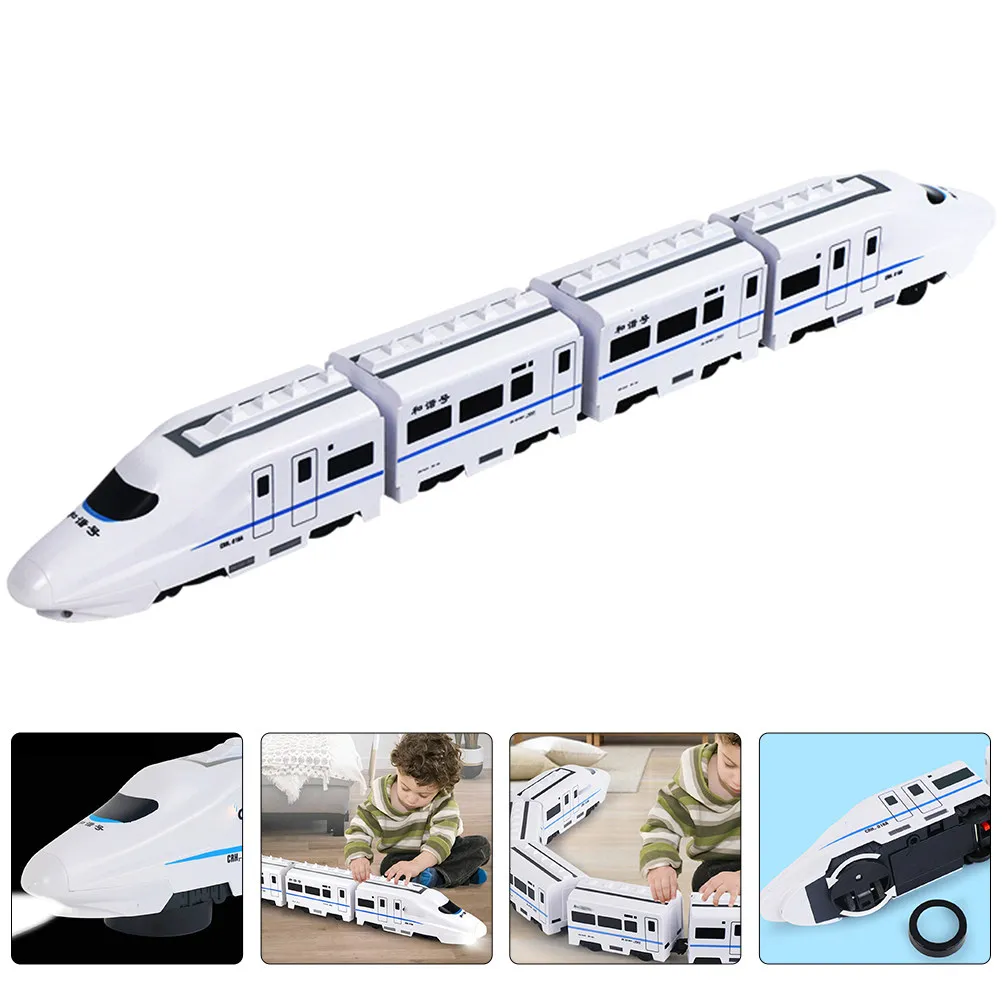 

1Set Electric Train Kids Educational Play Set Funny Color Cognition Logic Development Rail Car Plaything Train Sets for Boys 4-7