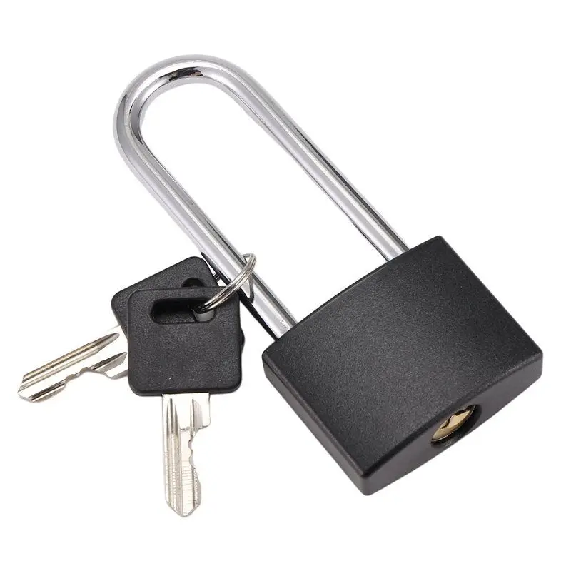 AB42-Locker Set Key Padlock، تكبل خدمة قفل مقاوم للماء في الهواء الطلق مع مفتاح للحظائر والبوابات والأسوار وتخزين بمشبك، 4 قطع