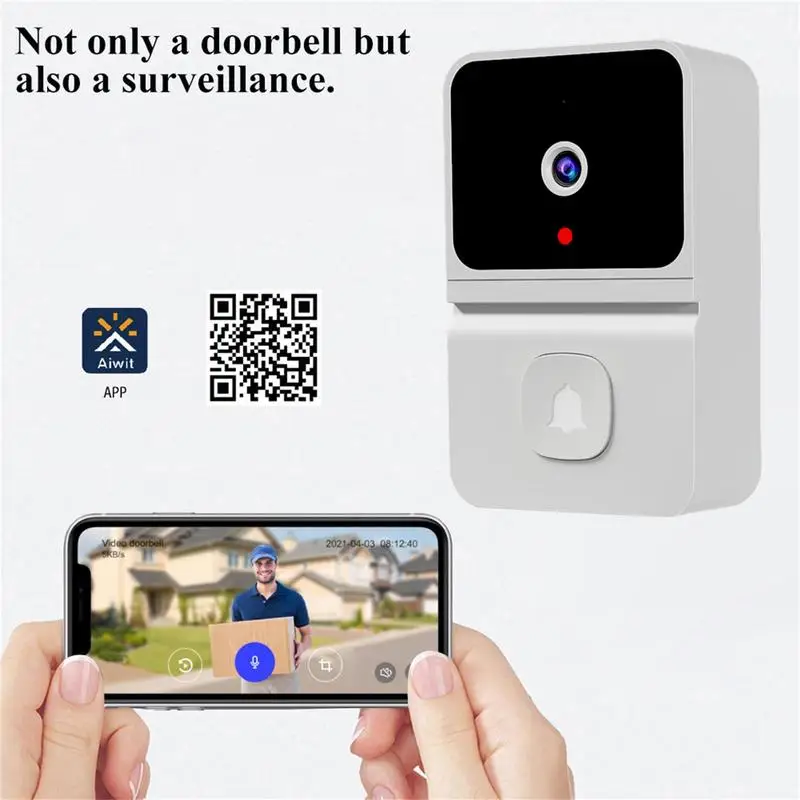 Wireless WiFi Doorbell Camera Waterproof HD Video Door Bell Smart Wireless Doorbell Outdoor With Camera Night Vision