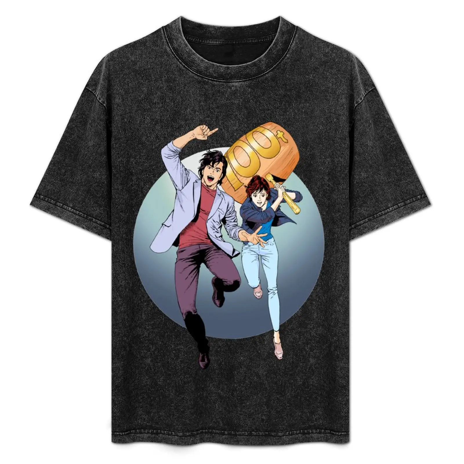 

Футболка City Hunter, также известная как Nicky Larson100 tonnes, легкая спортивная футболка для бега