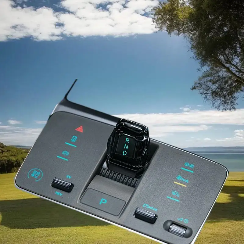 غطاء مقبض التحول مع وسادة سيليكون للتحكم المركزي من Champion؛ حماية صندوق تخزين أدوات السيارة.