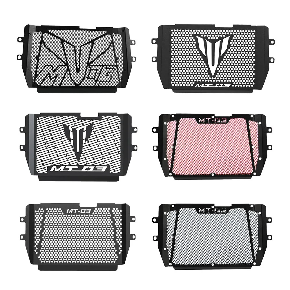 For Yamaha MT-03 MT-25 2017 2018 2019 2020 2021 2022 2023 2024 Motorcycle Radiator Grille Grill Guard Cover Protector MT03 MT25