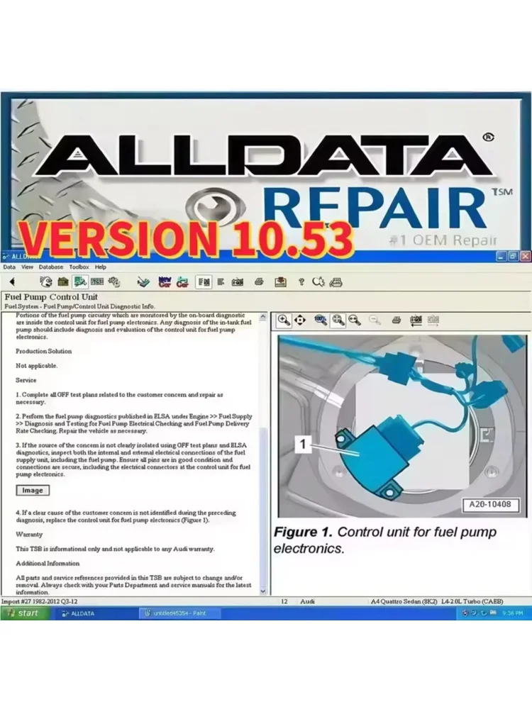 

Новейшая версия Auto Alldata Repair Software 10.53 программное обеспечение Alldata Поддержка автомобильных автомобилей